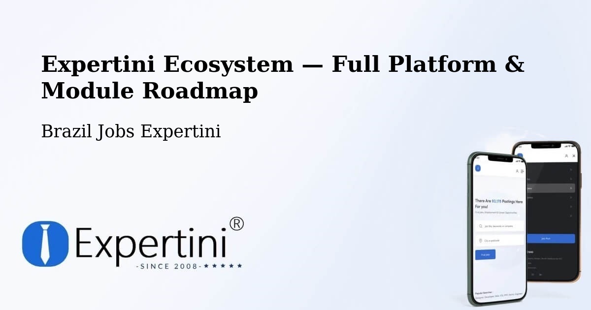Expertini Ecosystem — Full Platform & Module Roadmap – Fruta De Leite