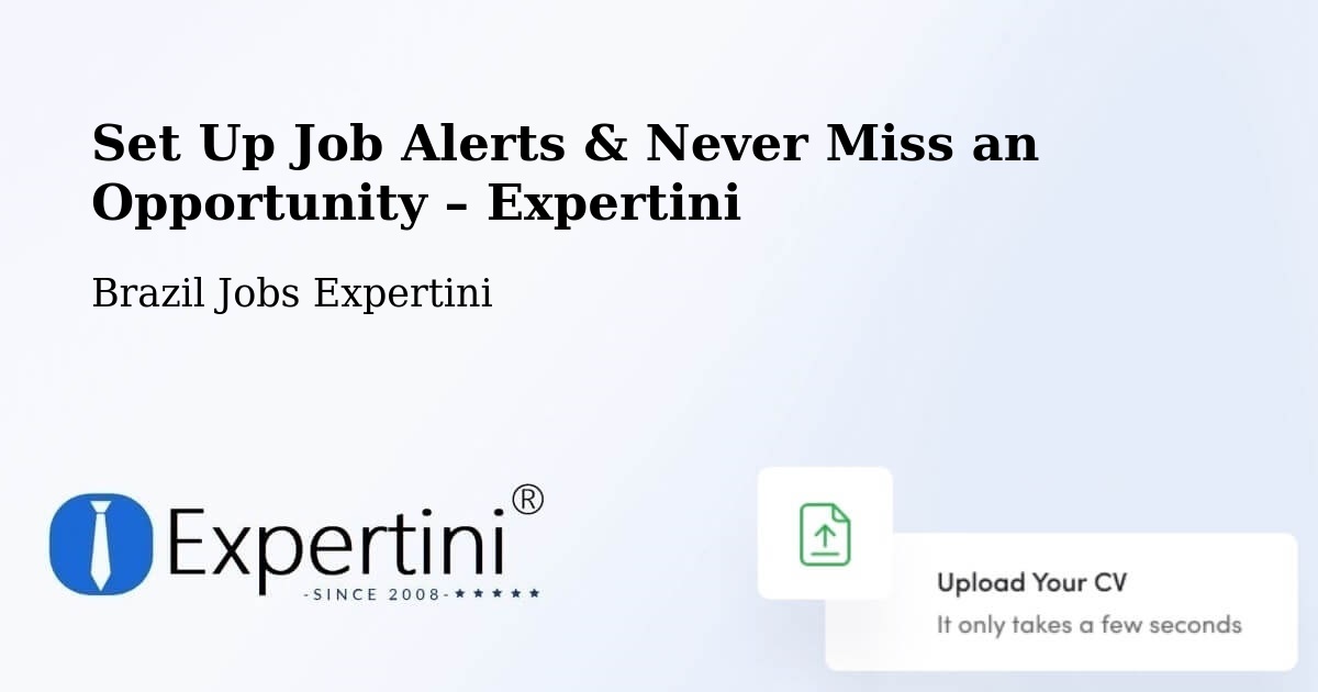 Job Alerts Guide – Get Notified About New Jobs in Fruta De Leite - Fruta De Leite, Brazil Jobs Expertini