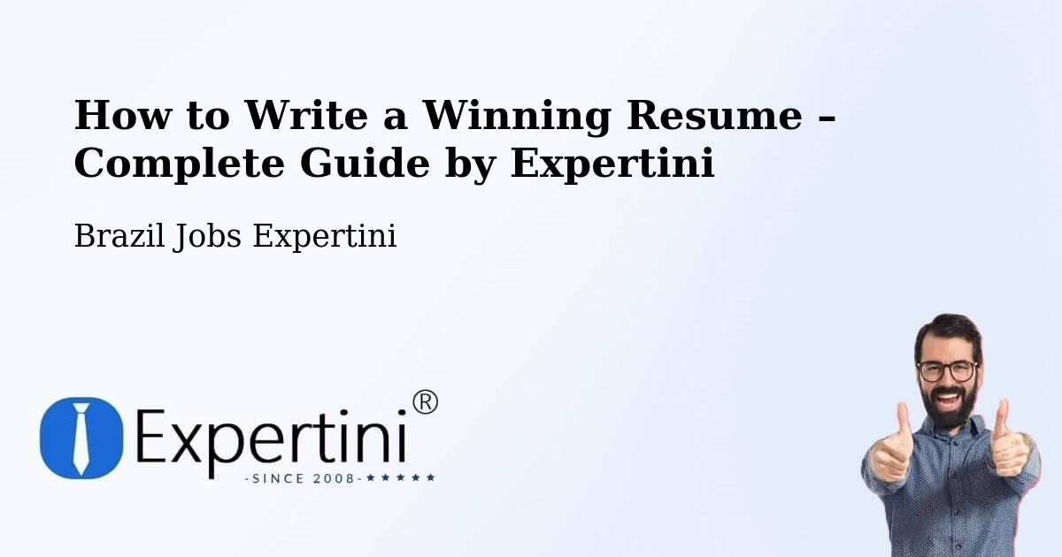 Resume Writing Guide for Job Seekers – Fruta De Leite - Fruta De Leite, Brazil Jobs Expertini